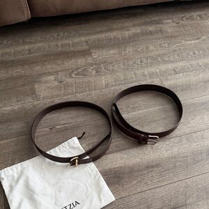 Two Aritzia belts